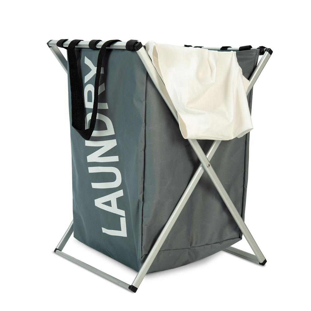 Single Collapsible Washing Laundry Basket Bag