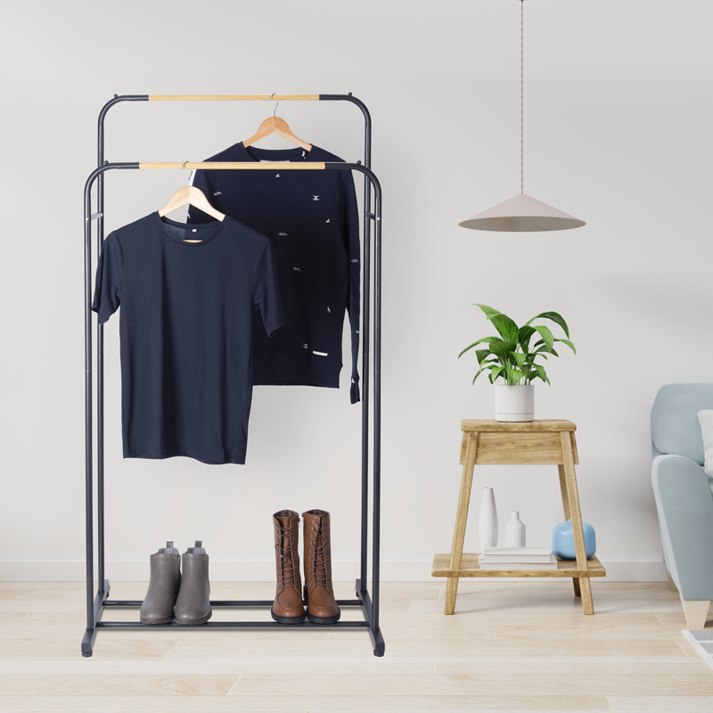 Double Garment Rack